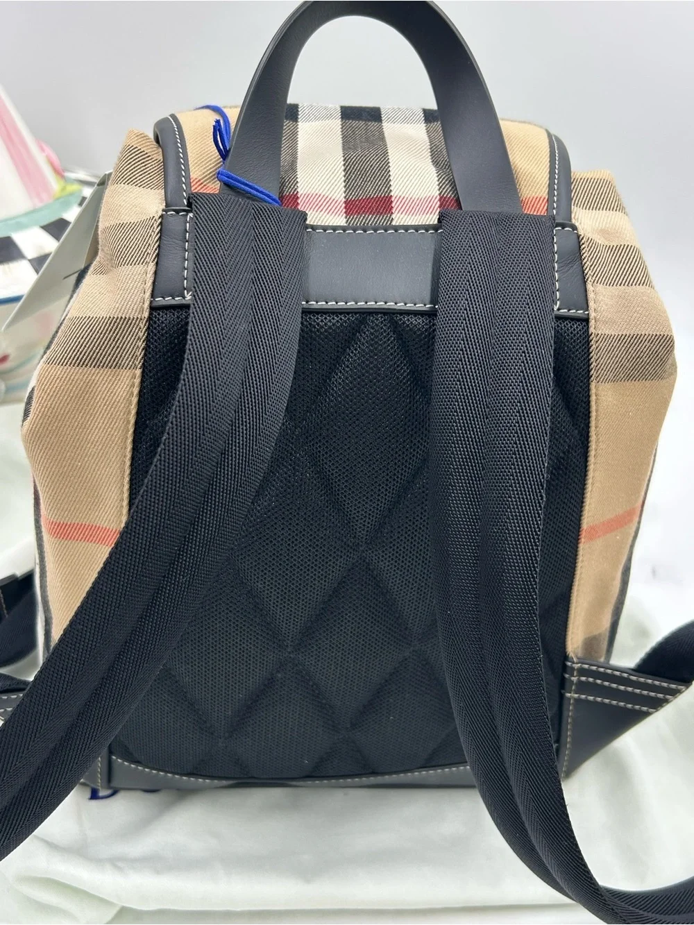 Burberry backpack signature